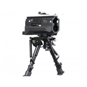 Сошки ShotTime на антабочный винт без качалки 5 позиций H=14-20,5см, арт.: BPST-1A2-BRM